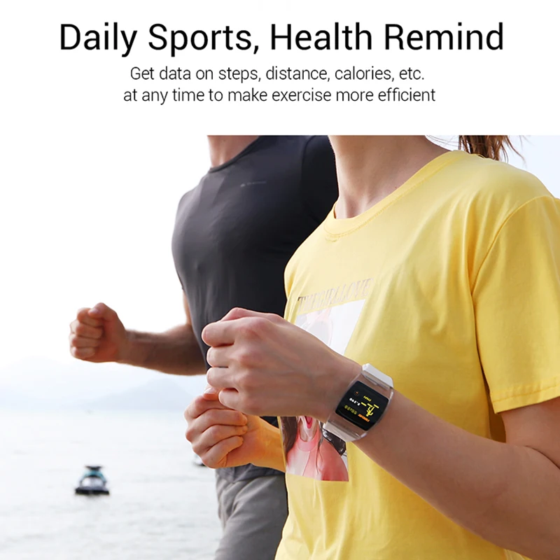 

Pop IP67 Waterproof Smart Wristband Watch Heart Rate Moving Distance Calories Consumption Blood Pressure For Healthy Lifestyle