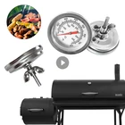 Термометр для барбекю из нержавеющей стали, измеритель температуры для гриля, для барбекю, зонд для приготовления еды, ручная печь