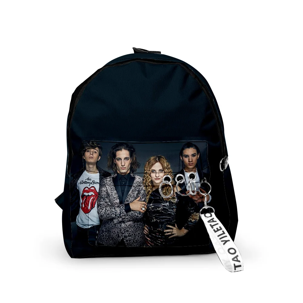 Детский рюкзак Maneskin для мальчиков водонепроницаемые школьные ранцы из ткани