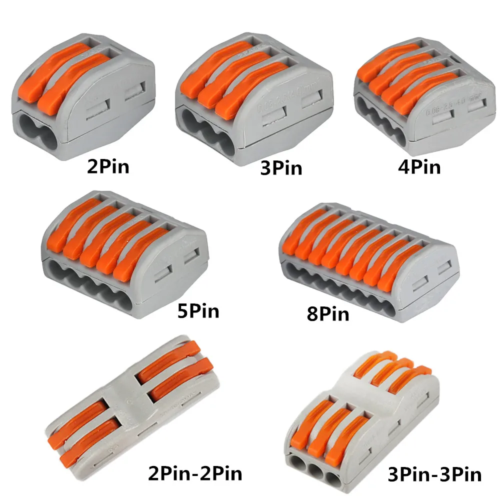 

Универсальные Кабельные Проводные разъемы, мини-проводник, Клеммная колодка, Солнечный Кабель, легкая и быстрая зарядка