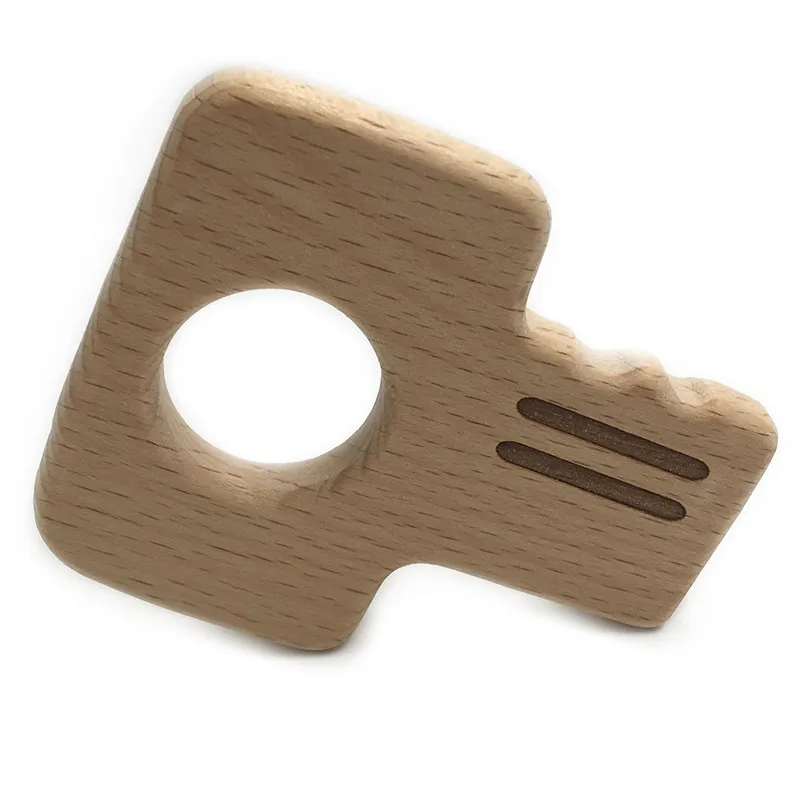 Зубное колье из Букового дерева в форме ключа подвески пищевого для прорезывания