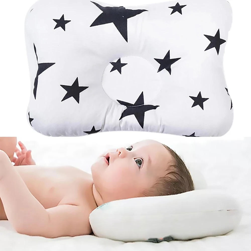 

Baby Pillow Infant Neck-Support Cratoon Pillows Prevent Flat Head Shaping Cotton Cushion Newborn Nursing Head Positioner Pillow