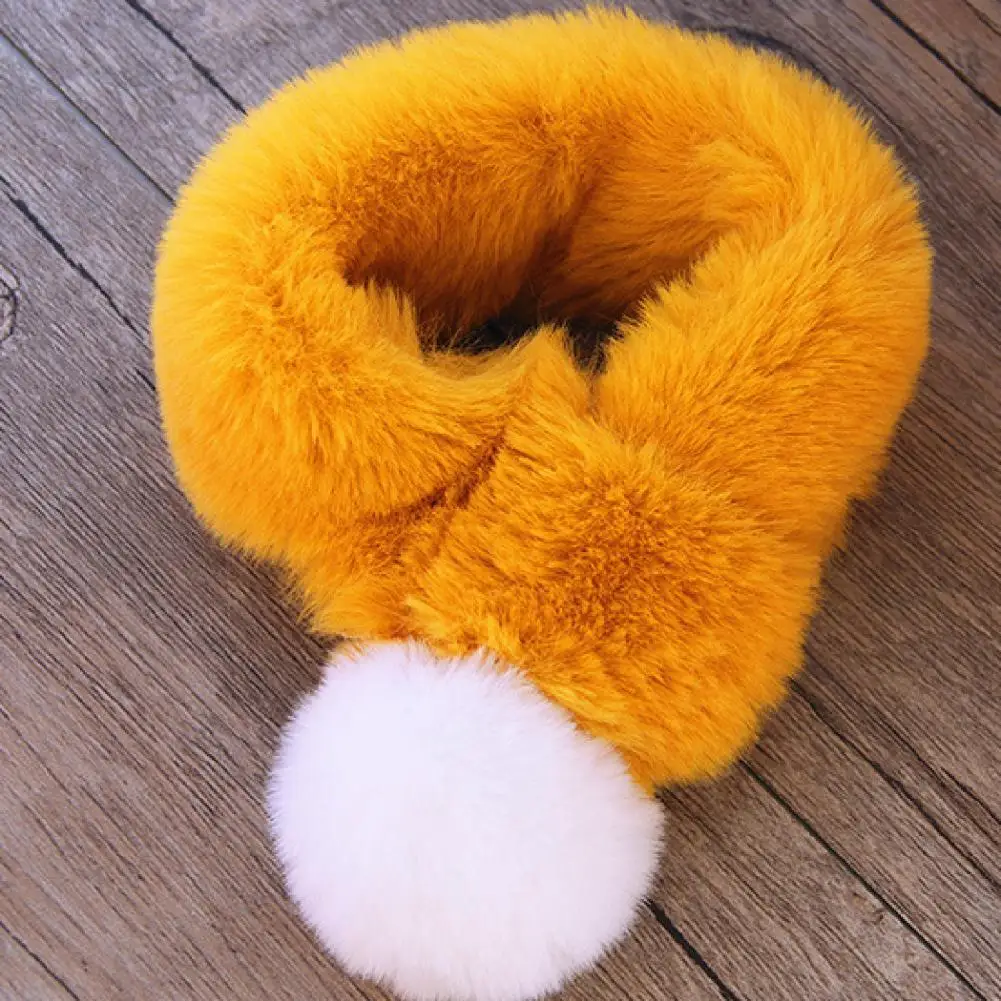 

Шейный платок для домашних животных с нежной текстурой, слюнявчик для кошек и собак, теплый шарф, зимние аксессуары, слюнявчик, отличный шей...