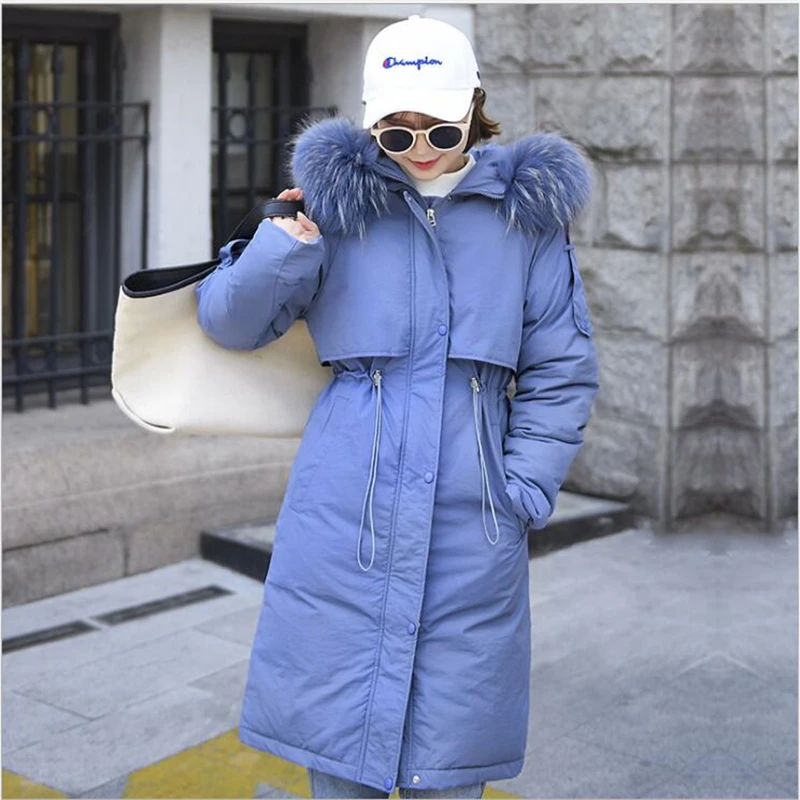 

Women Jacket Winter 2019 New Long Cotton Parkas female Hooded Winter Coat Women Slim Ladies Casual Clothing Hot Sale Z73