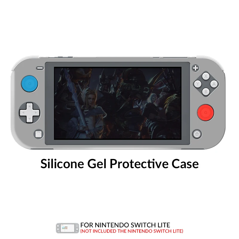 gray Защитный силиконовый чехол с изображением лягушки для nintendo Switch Lite, аксессуары для nintendo Switch NS Lite - Цвет: gray