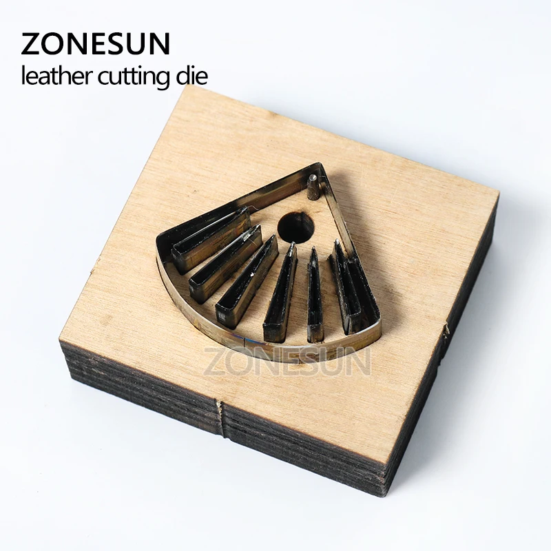 ZONESUN Custom Hand Fan Leather Blade Earring Paper Cutting Die Tool For Machine DIY Punching Clicker Steel Rule | Дом и сад