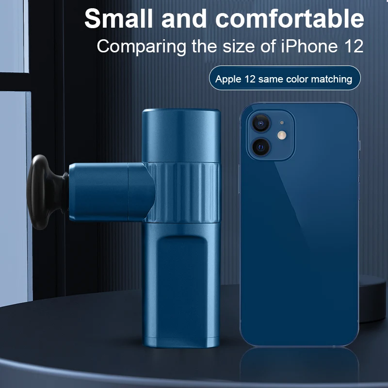 

Mini Fascia Gun Silent USB Charging Meridian Care Full Body Massage Relax Health Equipment Exercise Vibration Massage Gun