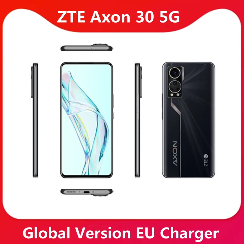 Смартфон ZTE Axon 30 дюймов AMOLED 6 92 Гц Snapdragon 120 870 мАч 55 Вт | Мобильные телефоны и