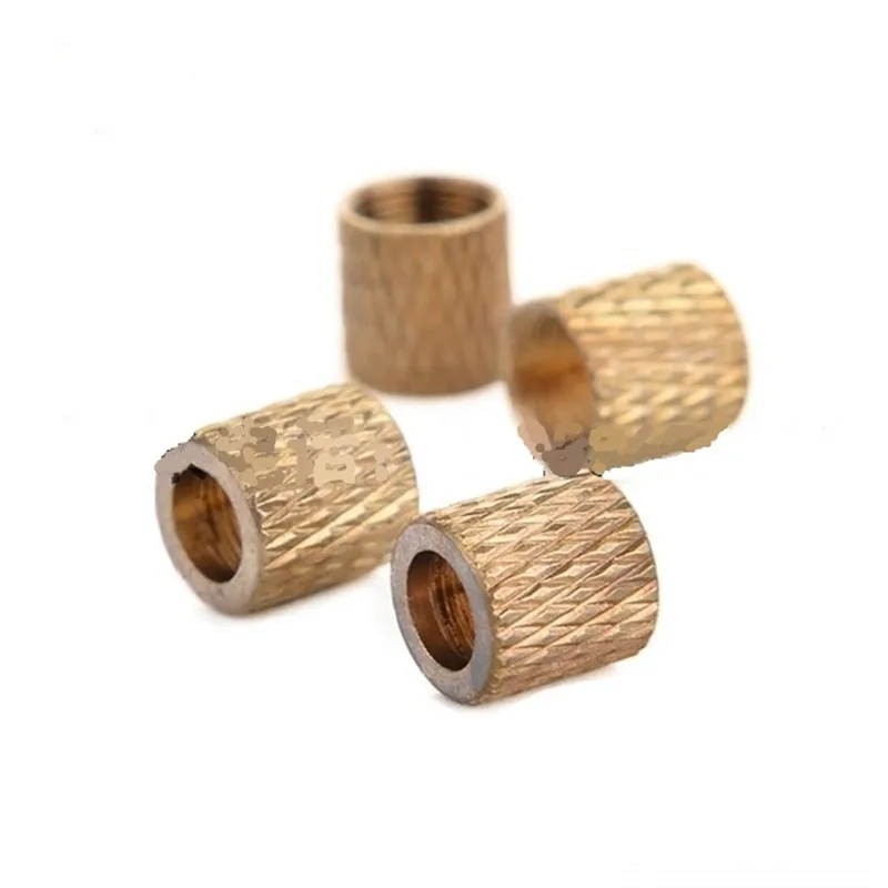 STKC-832-4/6/8/24 Brass Insert Nut Blind Molded-in Threaded Knukles Nuts Insertos Knurling Copper Rivet Rivnut Ecrou Inserti PCB |