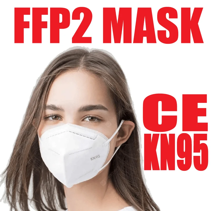 80-800 шт. FFP2 CE KN95 маски для взрослых дышащие лица fpp2 маска защиты здоровья