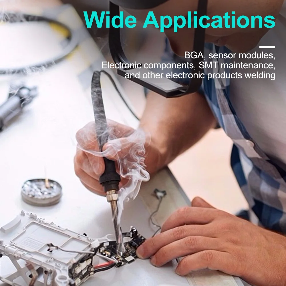 10PCS Anti-oxidation Lead-free Universal 936 937 938 For Soldering Station Solder Iron Welding Tip BGA Top Sting 900M-T 900 900M - купить по