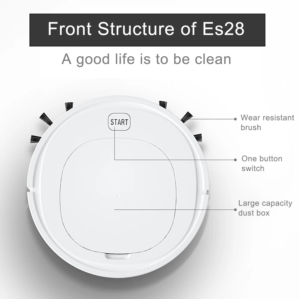

Automatic Smart Sweeping Robot Intelligent USB Charging Lazy Robot Wireless Vacuum Cleaner Household Cleaning Machine