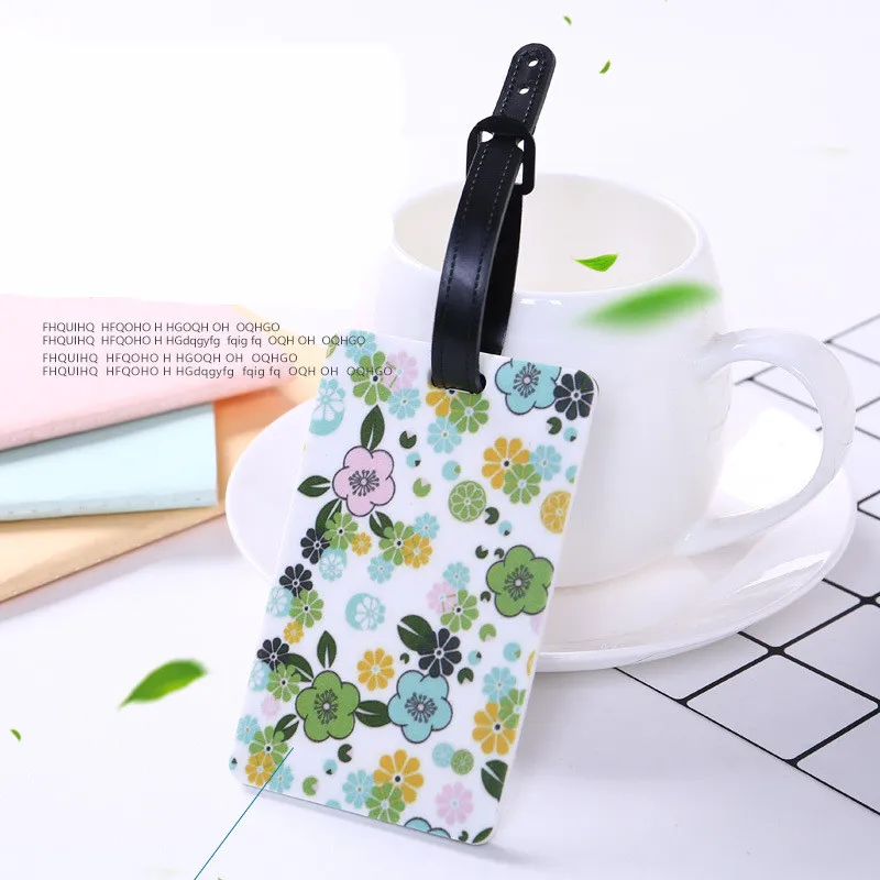 

Luggage Tags Fashion Women Travel Female Girl Floral Suitcase Name Address Lable Tags Travel Accessories