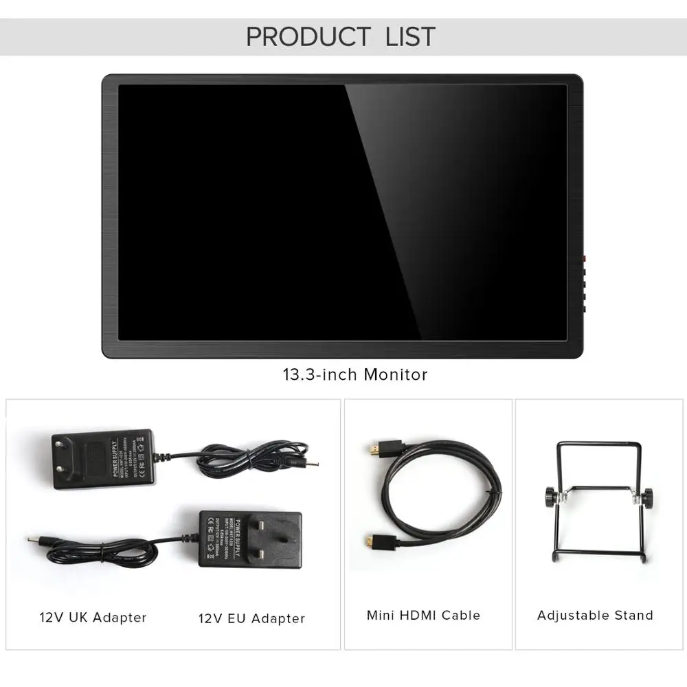 Портативный компьютерный ЖК-монитор UPERFECT 13 3 дюймов 2K FHD игровой экран для PS4 XB0X