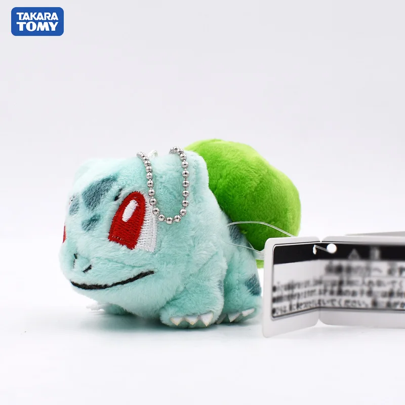 

TAKARA TOMY Pokemon Q Version Bulbasaur 6 см, плюшевая кукла, мягкая плюшевая игрушка для детей, рождественские подарки