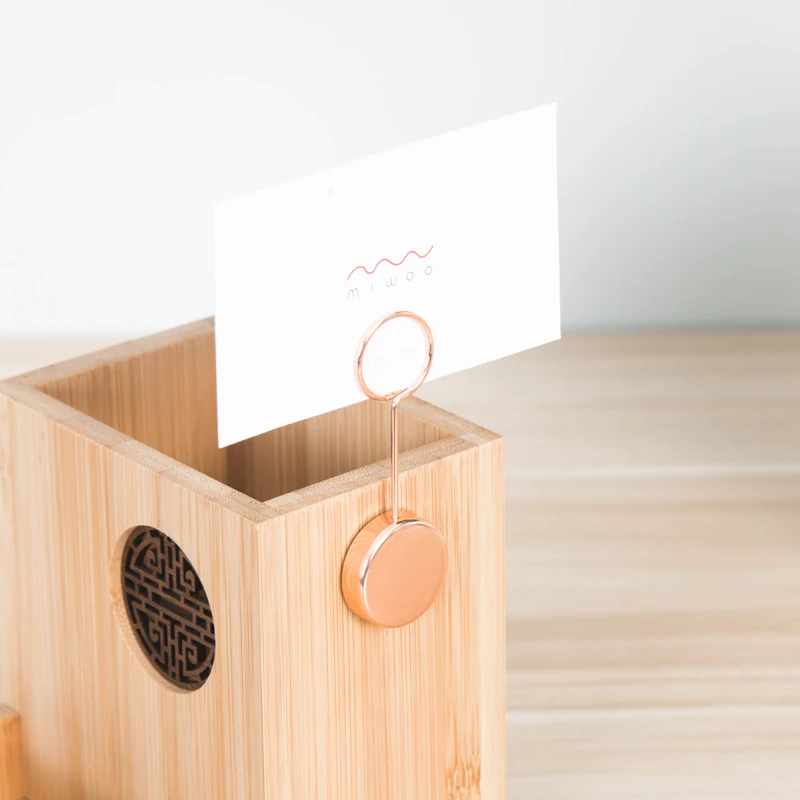 Настенный декоративный самоклеящийся металлический зажим для фотографий