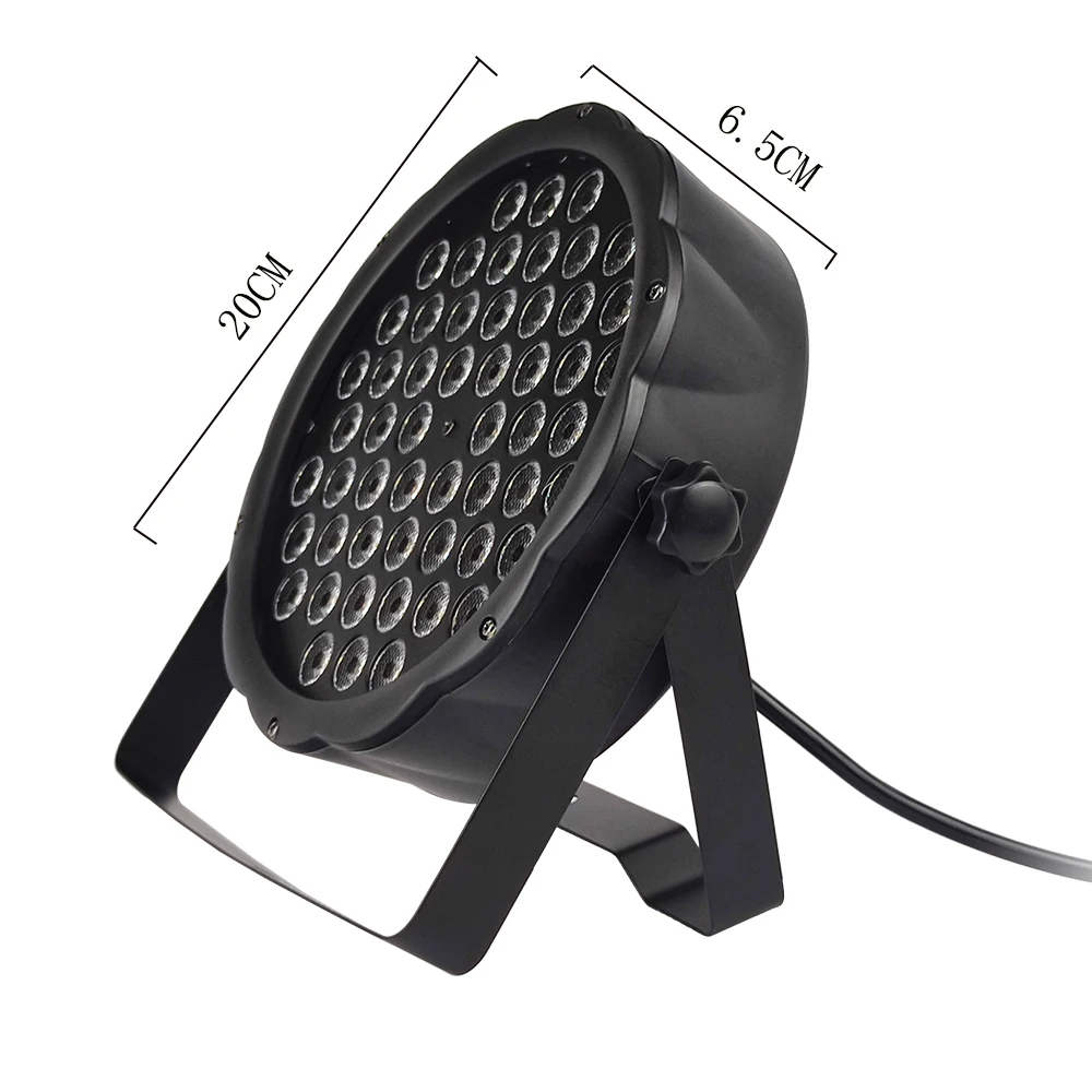 4 шт. 54x3w led ультрафиолетовый par Светильник s dmx512 uv светильник dj вечерние s|Эффект