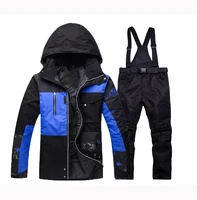 men winter warm ski suit snow skiing male clothes set outdoor thermal waterproof windproof snowboard jackets and pants