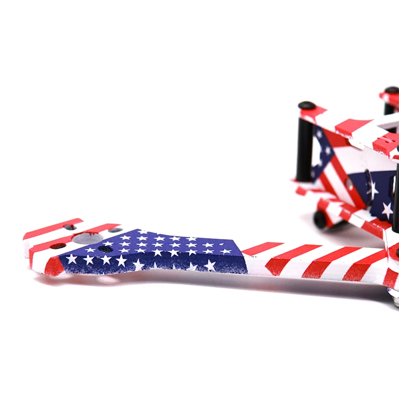 

TCMMRC 5 Inch FPV Drone Frame X220HV Star-Spangled Banner Printed Frame Kit Wheelbase 220mm Carbon Fiber For FPV Racing Drone