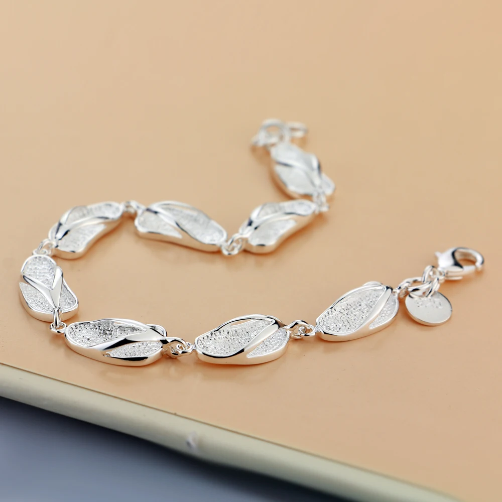Женский браслет из серебра 925 пробы 19 см|bracelet silver sterling 925|silver 925bracelet women |