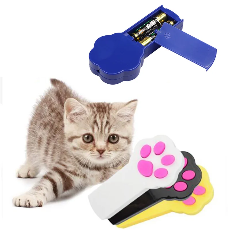 Портативная креативная забавная Лазерная светодиодная указка для котят