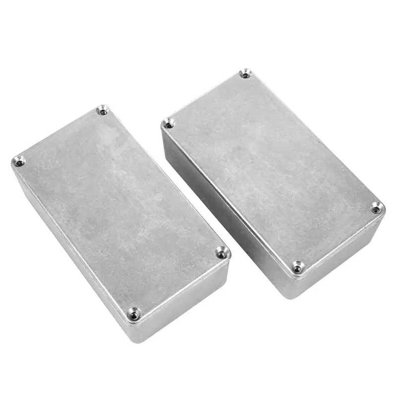 2pcs 125B/1590N1 enclosure Aluminum case guitar stompbox&pedal enclosure for guitar effect pedal project Case for guitar