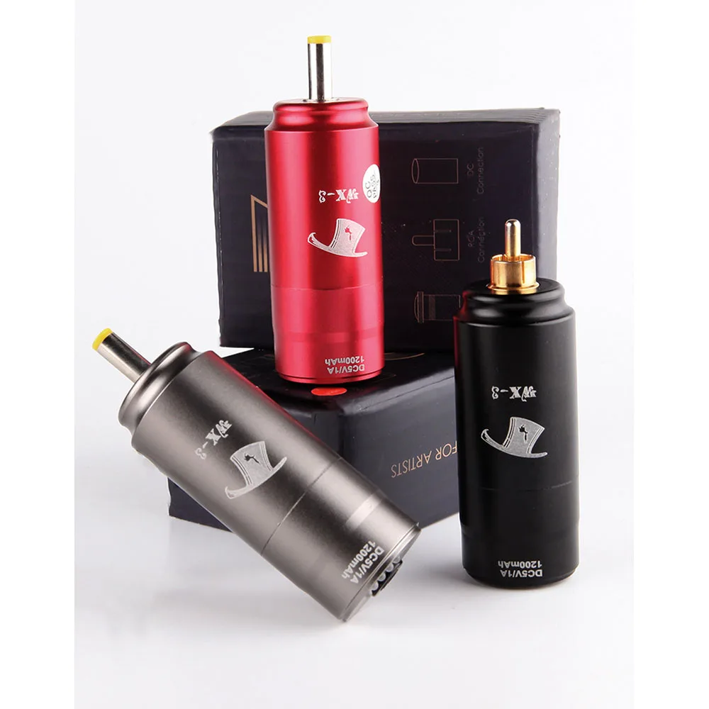 

New 1200mAh Mini Wireless Portable Tattoo Power Supply Mobile Motor Machine Tattoo Equipment