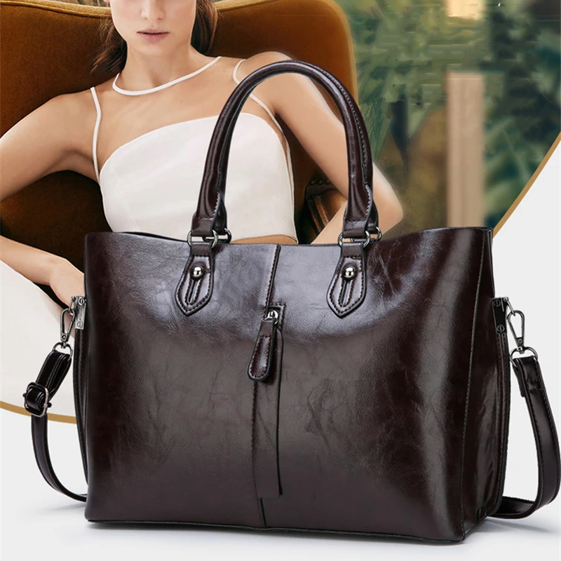 

Pu Leather Luxury Shoulder Bags For Women 2020 Designer High Quality Large Capacity Ladies Handbags Femme Sac A Main