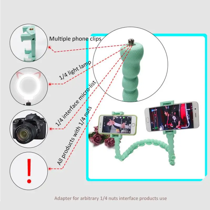 Держатель для телефона ленивый гусеничный Универсальный складной держатель с