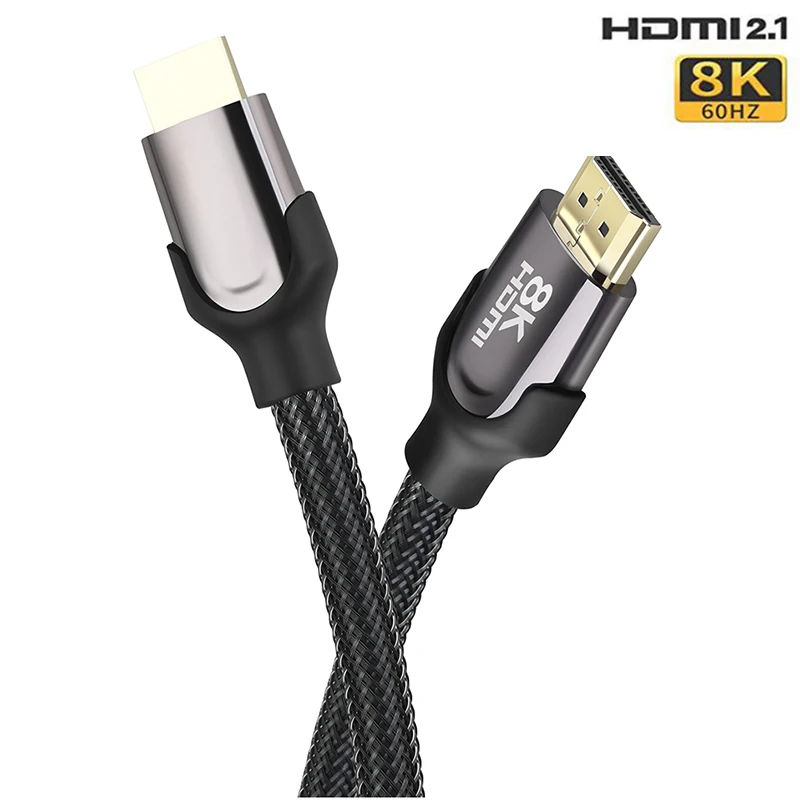 1 м 5 2 3 8K 60 Гц HDMI кабель 48 Гбит/с Супер Скоростной HD 7680P 3D Кабель Аудио Видео адаптер