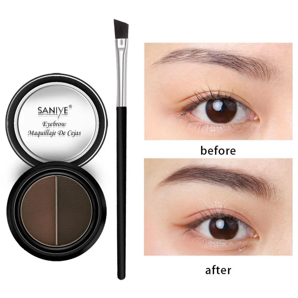 

SANIYE Brown & Black Eyebrow Gel Super Waterproof Eyebrow Fading Makeup Eyebrow Lasting Long Cream No Gel Professional Tint P5E8