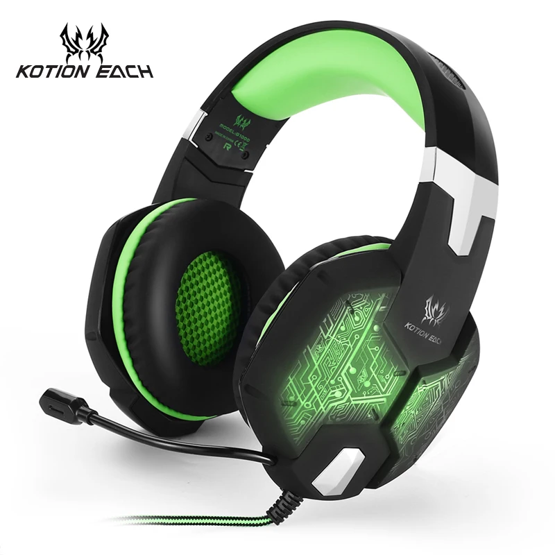 

3.5mm Gamer Gaming Headset Gaming Headphone Eearphone casque audio Stereo Game Headphone With Microphone Light For Computer PC