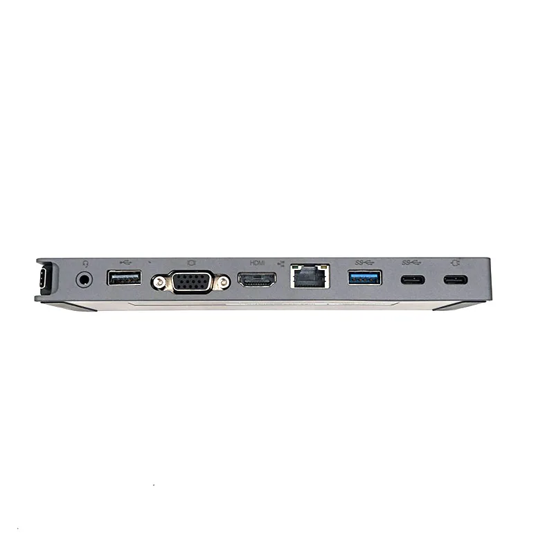 Оригинал для Lenovo USB-C Mini Dock 40AU0065US Type c до 3 5 мм VGA 4K HDMI Gigabit Ethernet 65 Вт USB3.1 Gen2 USB3.2 20 Гбит/с