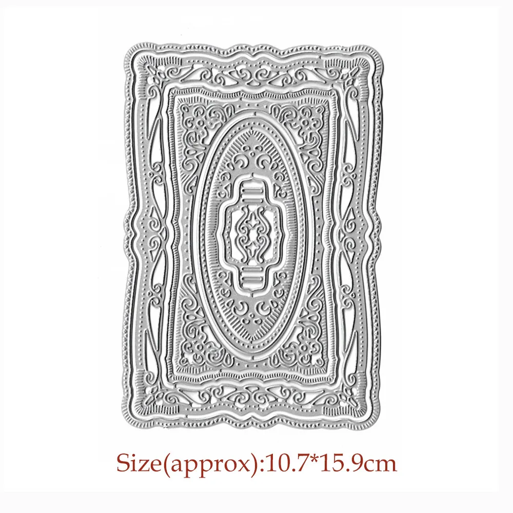 

Frame Cutting Dies Scrapbooking DIY Mold Photo Album Card Making Decorative Crafts Die Cut Stencil Paper Cutter Slimline Dies
