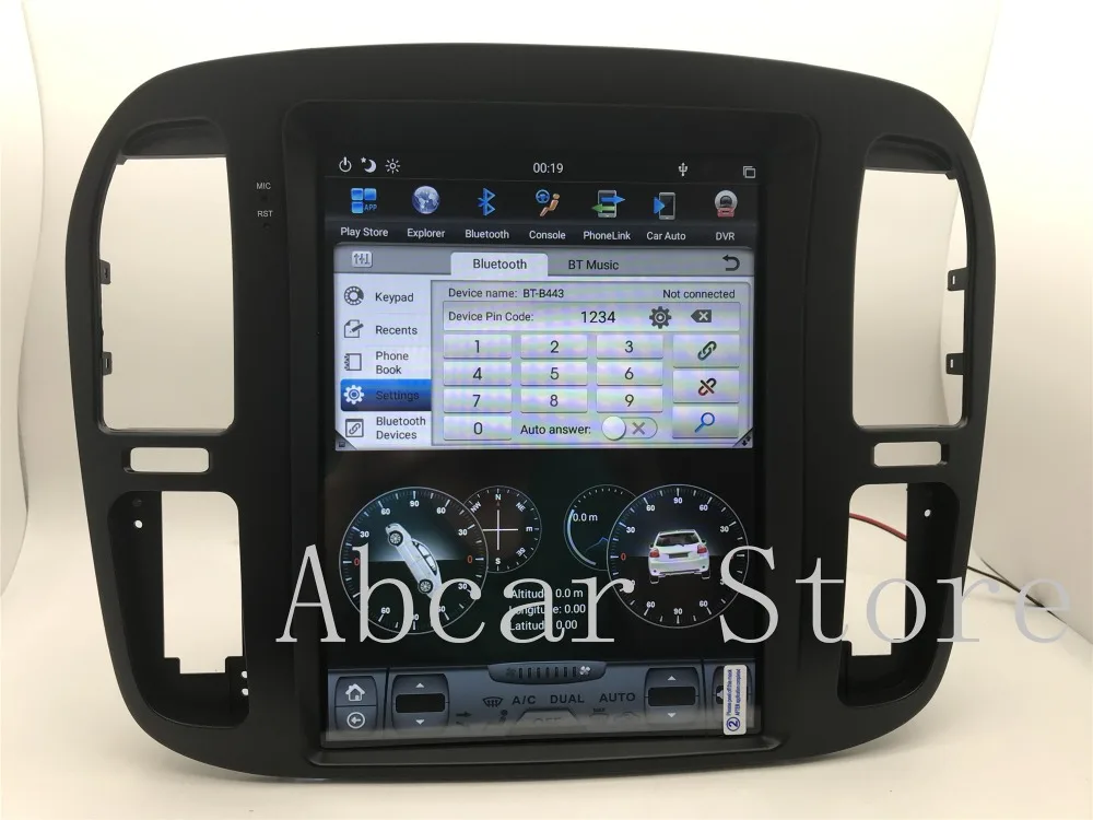 Tesla стиль Android 8,1 автомобильный dvd-плеер gps навигация для TOYOTA LAND CRUISER LC100 LEXUS LX470 1999-2002 радио px6 carplay ips