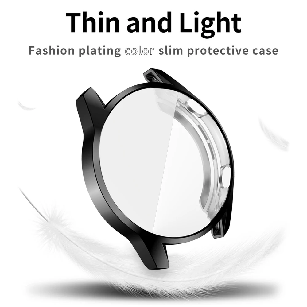 Screen Protector Cover for Huawei Watch GT 3 2/Pro 46mm 42mm Case Runner GT2 Soft Tpu Scratch-resistant Shell Lightweight Bumper