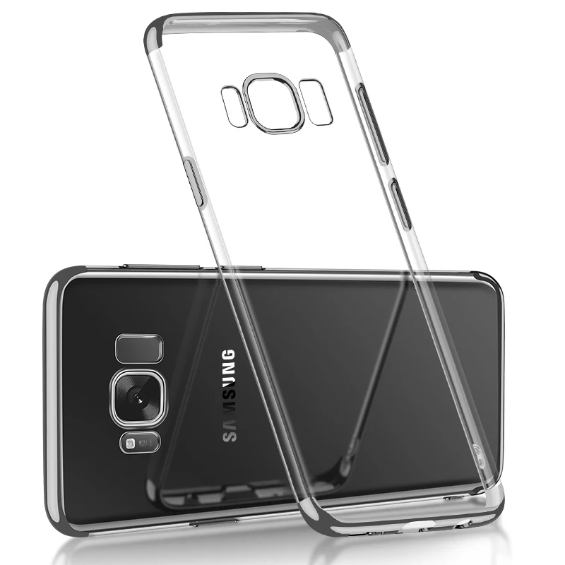 Прозрачный чехол с покрытием для Samsung Galaxy A10 A40 A50 A70 A20 A30 S10 S8 S9 Plus S10e A20E M20