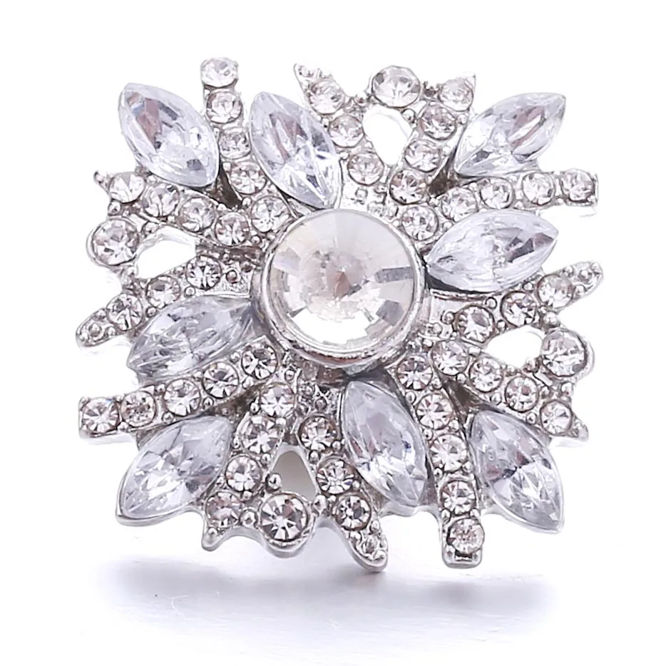 5 шт./лот 2020 новые ювелирные изделия с застежкой Красочные Стразы 18 мм