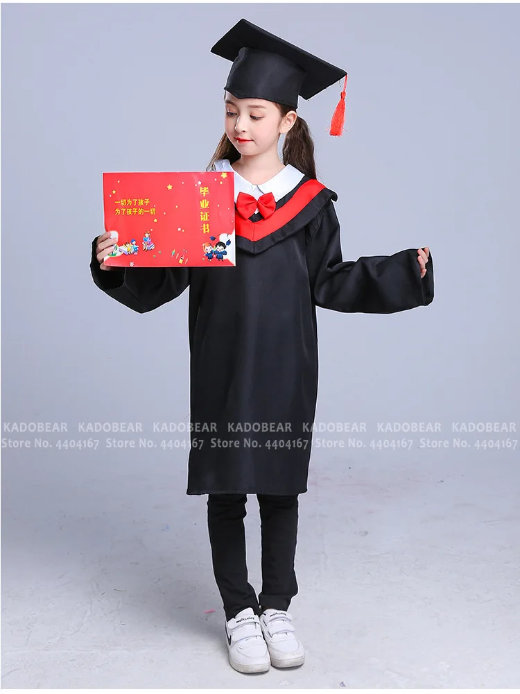 Children Roleplay Students School Uniforms Kids Girl Graduation Doctor Bachelor Gown Performance Costumes Toddler Boy Party Wear