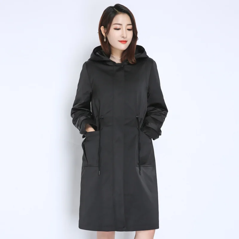 

ERSHLU 2021 High Quality Eiderdown Women Coat Winter Thick Warm Parkas Jacket Lady Elegant Tie Belt Outwear Solid Slim Coat