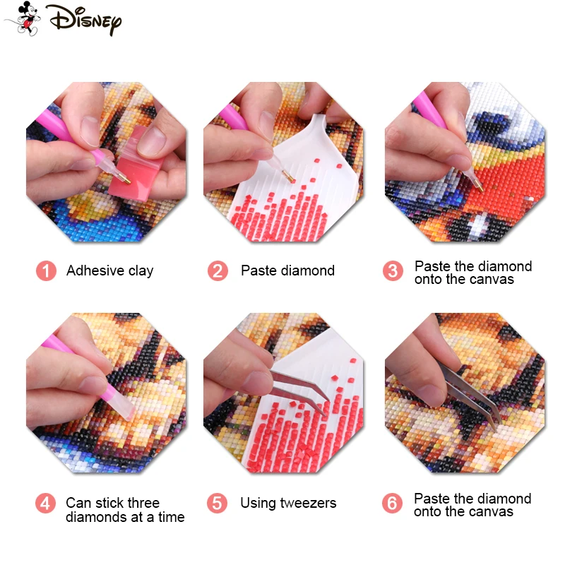 Disney 5D DIY Diamond Embroidery Full Display &quotCartoon Mickey Mouse" Painting Square/Round Rhinestones Decor Art | Дом и сад