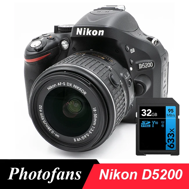 

USED Nikon D5200 DSLR Camera with 18-55mm Lens Kits