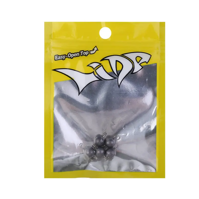 5 шт. рыболовные грузила круглой формы в форме шара свинцовые Φ 7. Аксессуары для