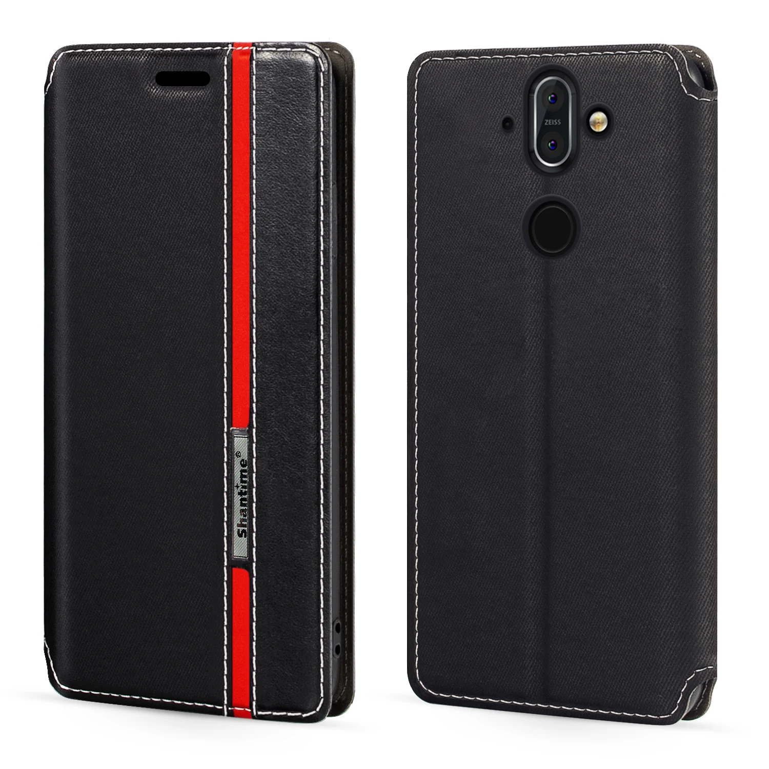 

For Nokia 9 Case Fashion Multicolor Magnetic Closure Leather Flip Case Cover with Card Holder For Nokia 8 Sirocco