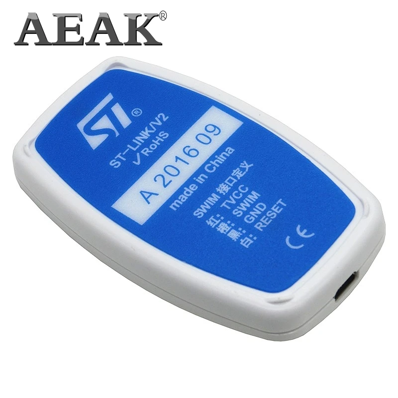 AEAK ST LINK/V2 LINK V2(CN) STLINK эмулятор загрузки Manager STM8 STM32 искусственное устройство 100%