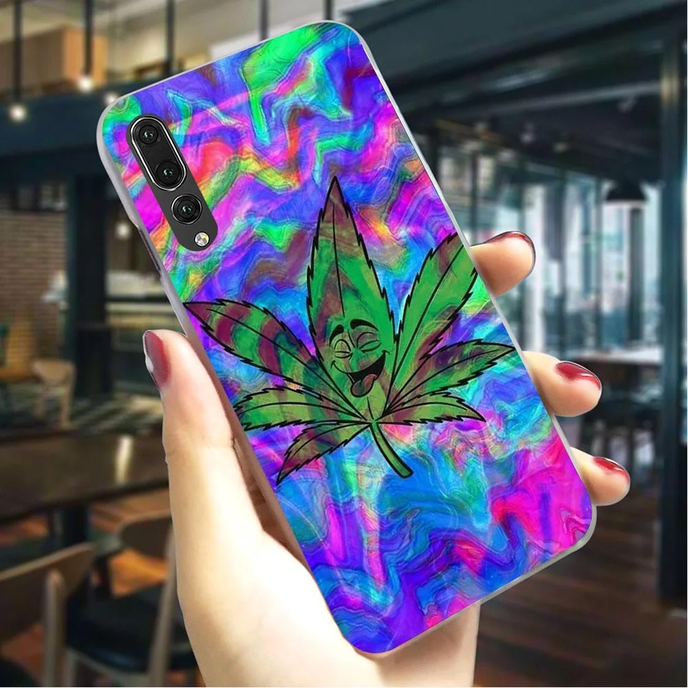 Fashion Cannabis Leaf Phone Case for Huawei Nova 4 Cover 6A 7A 8/9/10 Lite View 20 Pro 9X Y6 Y7 Y9 3/3i/5i | Мобильные телефоны и