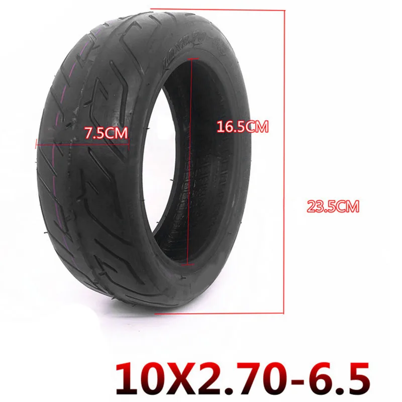 Бескамерные шины 10X2.70-6.5 вакуумные подходит для электрического скутера