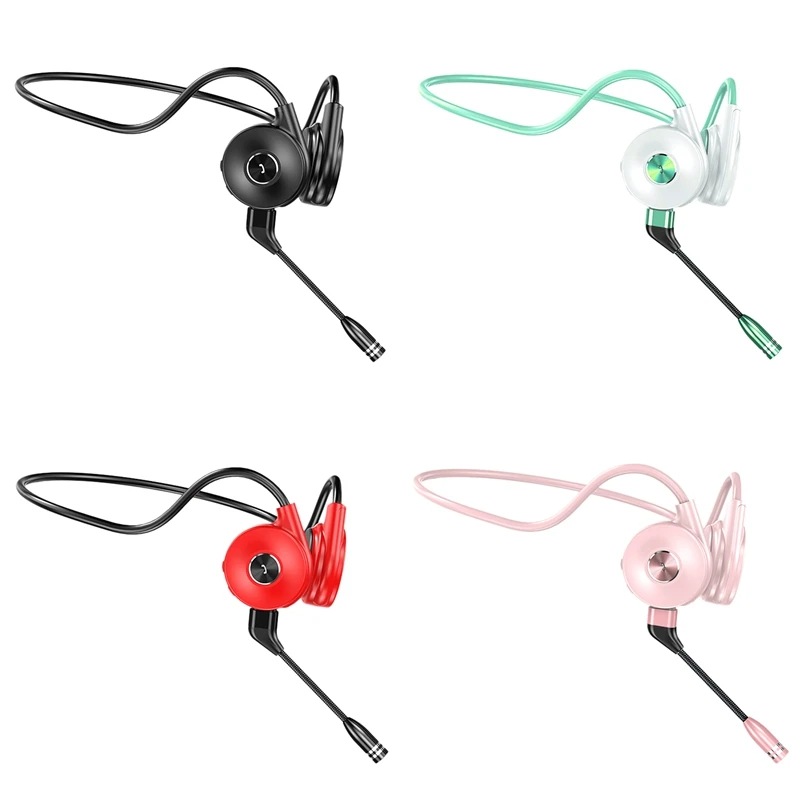 

Bone Conduction Earphone M1 Wireless Bluetooth Stereo Ear Hook Sports Headset Business Headphone with Microphone