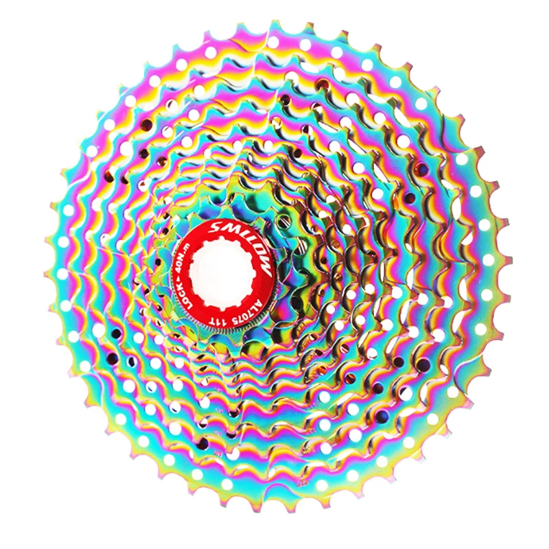 SMLLOW MTB красочные кассета 11 Скорость 13 15 17 19 21 24 28 32 36 42T Хромомолибденовая Сталь