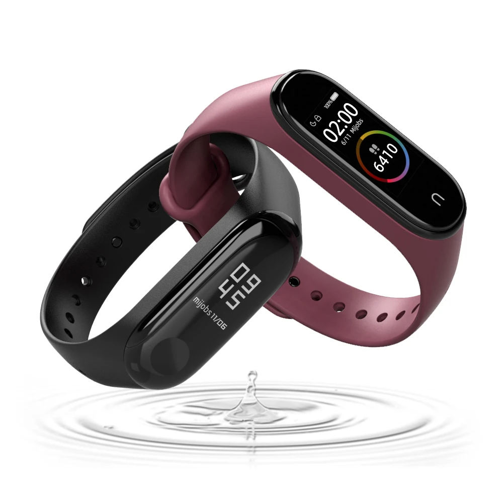 Спортивный Браслет Mi Band 4 для Xiaomi mi band совместимый силиконовый браслет xiaomi 3 смарт
